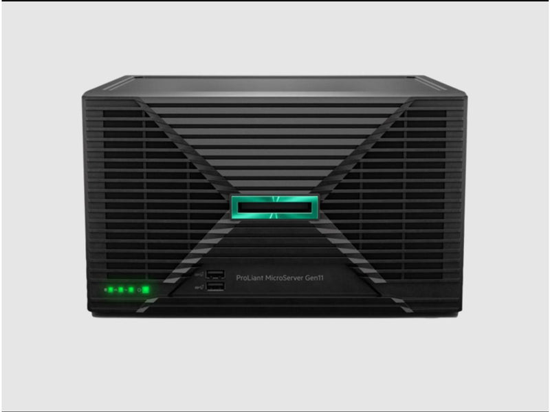 HPE ProLiant MicroServer Gen11 G7400 2c 16GB-U 4LFF-NHP 1TB HDD 180W Ext PS NA