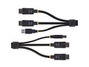 StarTech 6ft (1.8m) Dual-DisplayPort and USB 5Gbps KVM Cable, 4K 60Hz, DP 1.2