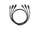 StarTech 6ft (1.8m) Dual-DisplayPort and USB 5Gbps KVM Cable, 4K 60Hz, DP 1.2