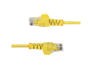 StarTech 10ft Yellow Slim CAT6 Ethernet Cable, Snagless RJ45, LSZH, 28AWG Pure