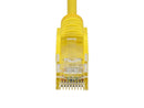 StarTech 10ft Yellow Slim CAT6 Ethernet Cable, Snagless RJ45, LSZH, 28AWG Pure