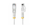 StarTech 1ft White Slim CAT6 Ethernet Cable, Snagless RJ45, LSZH, 28AWG Pure