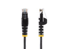 StarTech 7ft Black Slim CAT6 Ethernet Cable, Snagless RJ45, LSZH, 28AWG Pure