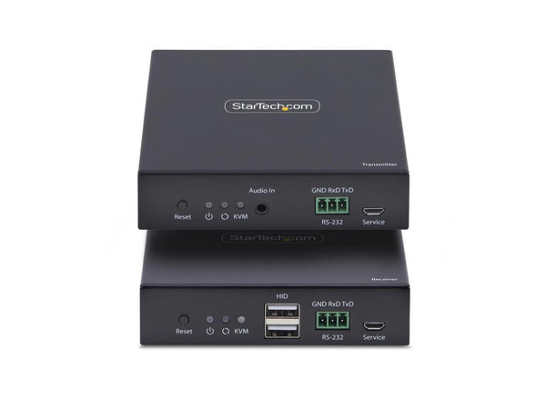 StarTech HDMI KVM Extender Over IP Network, 4K 60Hz, Driverless, HDMI and USB