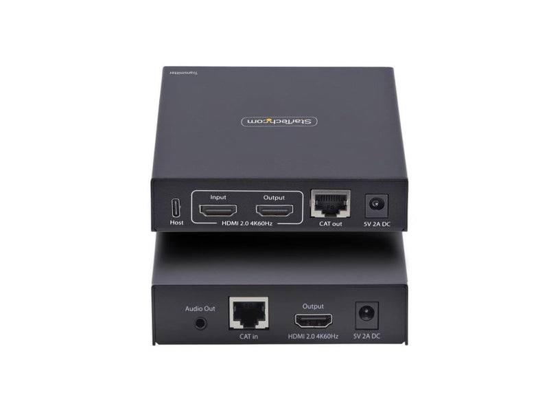 StarTech HDMI KVM Extender Over IP Network, 4K 60Hz, Driverless, HDMI and USB