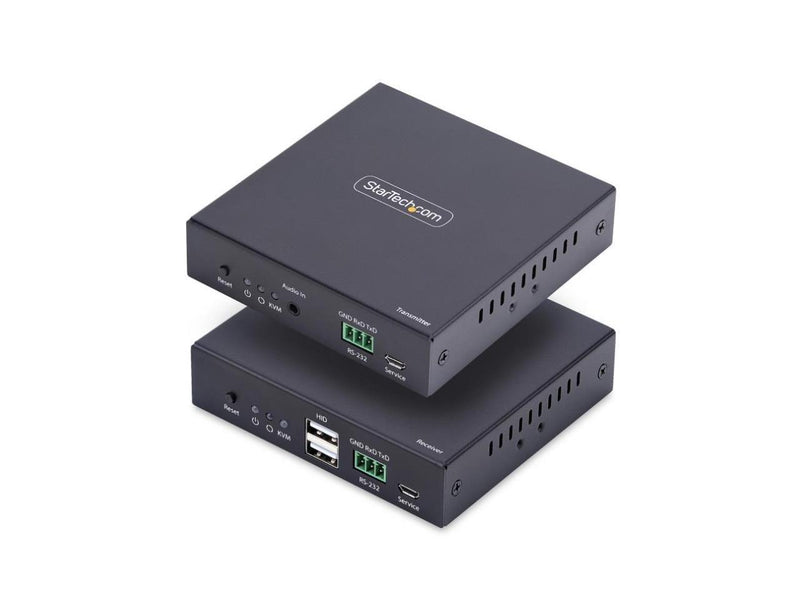 StarTech HDMI KVM Extender Over IP Network, 4K 60Hz, Driverless, HDMI and USB