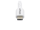 StarTech 2m (6.6ft) White USB-C Charging Cable, USB C Cable, USB 2.0 Type-C