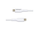 StarTech 1m (3.3ft) White USB-C Charging Cable, USB C Cable, USB 2.0 Type-C