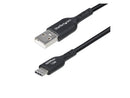 StarTech 3ft (91cm) USB-A to USB-C Charging Cable, Charge & Sync, 3A, USB 2.0,