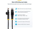 StarTech 30ft Black Slim CAT6 Ethernet Cable Model N6PAT30BLKS