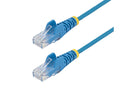StarTech 50ft Blue Slim CAT6 Ethernet Cable Model N6PAT50BLS