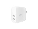 Belkin Dual USB-C Charger with PPS 60W Model WCB010DQWH