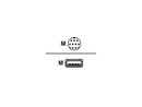 MagTek 22517583 Black 6Ft 9-pin mini-DIN Male, 4-pin USB Type A Male