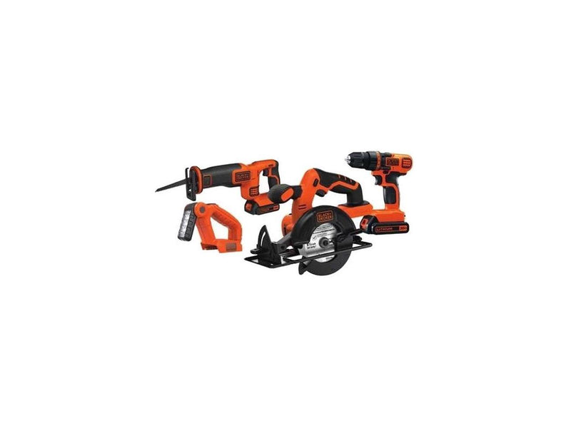 Black & Decker BD4KITCDCRL 20V MAX Drill/Driver Circular and Reciprocating Saw