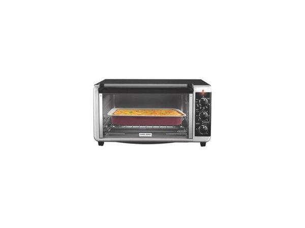 Black & Decker Extra-Wide 8-Slice Toaster Oven, Black TO3250XS