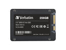 Verbatim Vi550 256GB Solid State Drive - SATA (SATA/600) - 2.5" Drive - 150TB
