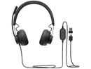 Logitech Zone Wired Noise Cancelling Headset, Certified for Microsoft Teams