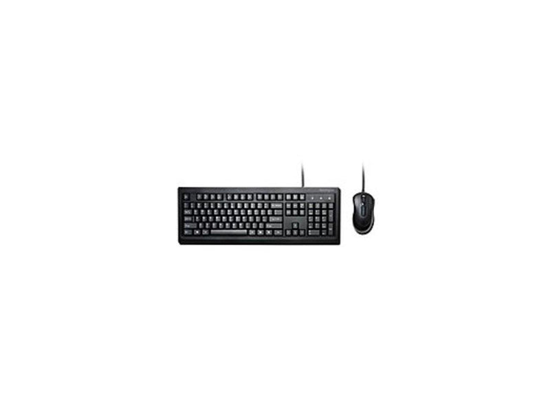 Kensington K72436AM Keyboard, Mouse Set - Wired - USB - Black