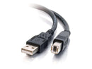 C2G 28104 5m USB Cable - USB 2.0 A to B Cable Black (16.4ft)