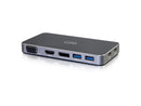 C2G 54439 C2G USB C DUAL DISPLAY DOCK WITH HDMI, DISPLAYPORT, VGA & POWER