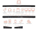 Tripp Lite Triple-Monitor Usb-C Docking Station With 4K Hdmi & Displayport Vga -