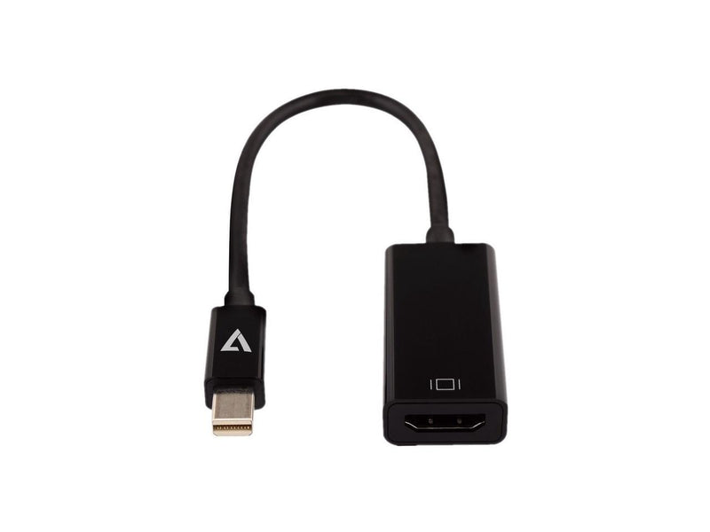 V7 Mini DisplayPort to HDMI Adapter Black Slim CBLMH1BLKSL1E