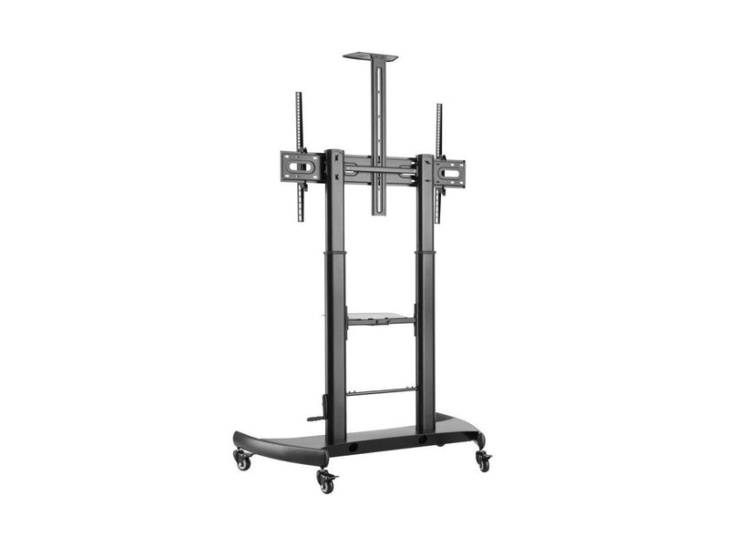 V7 TVCART2 Pro Height Adjustable TV Cart - Up to 100" Screen Support - 220 lb