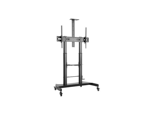 V7 TVCART2 Pro Height Adjustable TV Cart - Up to 100" Screen Support - 220 lb