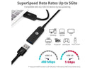 SIIG CB CBUS0U11S1 USB 3.0 AOC Male to Female Active Cable  30M