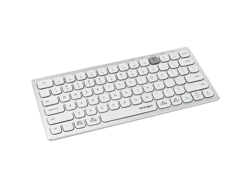 Kensington K75504US Silver 2.4 GHz + Bluetooth Compact Keyboard