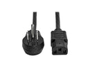 Tripp Lite Model P007-003-15D 3 ft. Desktop Computer Power Cord, Right-Angle