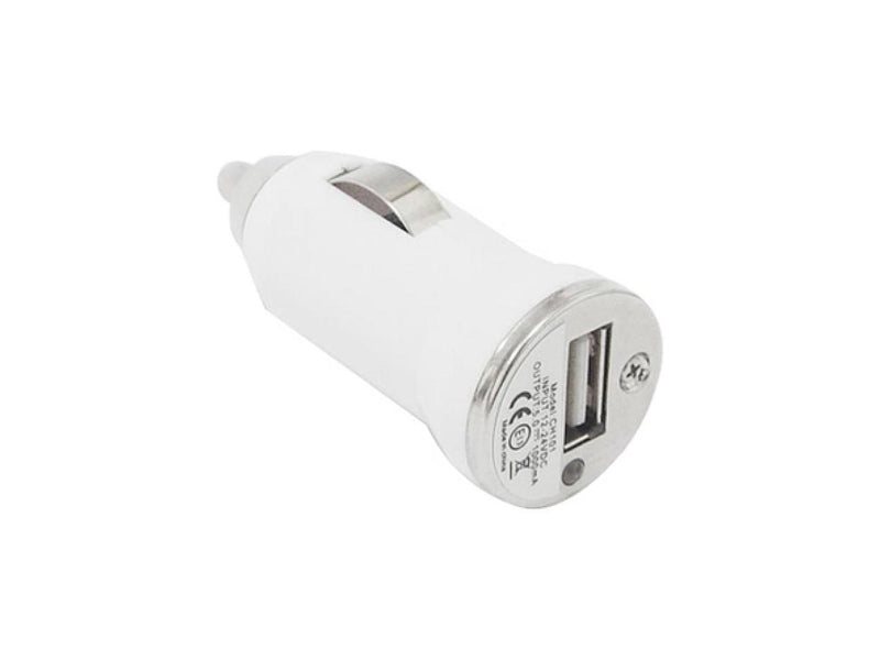 4XEM 4XMINICHARGE White Universal Mini USB Car Charger Adapter