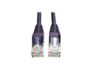 TRIPP LITE N001-005-PU 5 ft. Cat 5/5E Purple Cat5e 350MHz Snagless Molded Patch