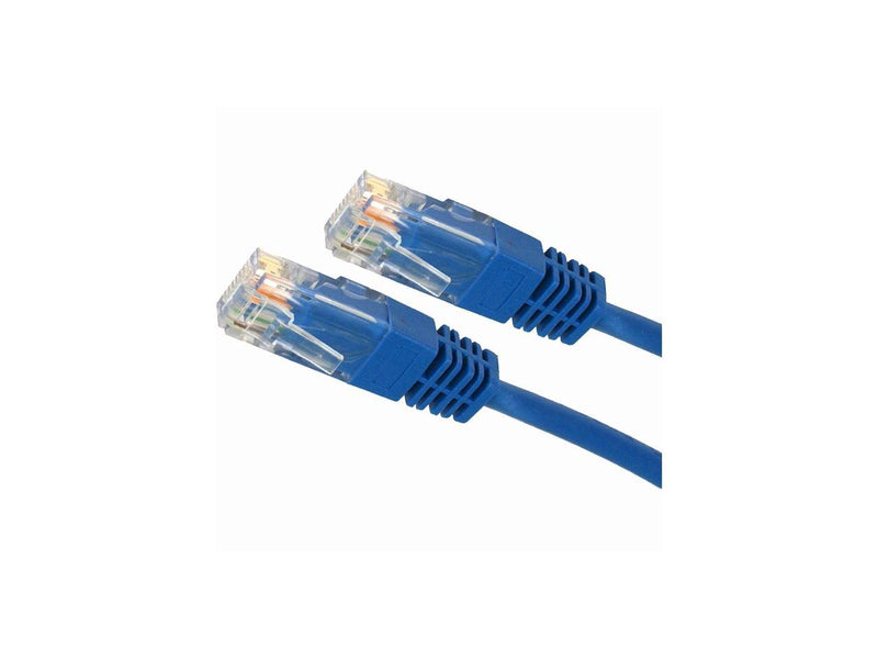 4XEM 4XC5EPATCH50BL 50 ft. Cat 5E Blue Molded RJ45 UTP Patch Cable