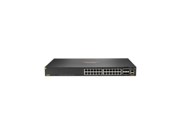 Aruba JL666A#ABA 6300F 24-port 1GbE Class 4 PoE and 4-port SFP56 Switch