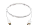 Tripp Lite USB-A Antibacterial Extension Cable M/F USB 2.0 White 6' U024AB006WH