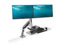 Siig Mounting Arm For Monitor Keyboard - Silver