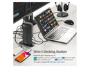 SIIG Universal Hybrid Dual 4K Video Docking Station - USB Type-C, Type-A &