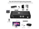 SIIG 2 Port 4K HDMI 2.0 Video Console KVM Switch with USB 2.0 - EDID Bypass