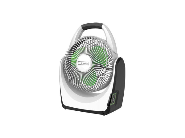 Lasko RB200 Portable Rechargeable Operated Fan, Includes 18v Lithium Ion Battery