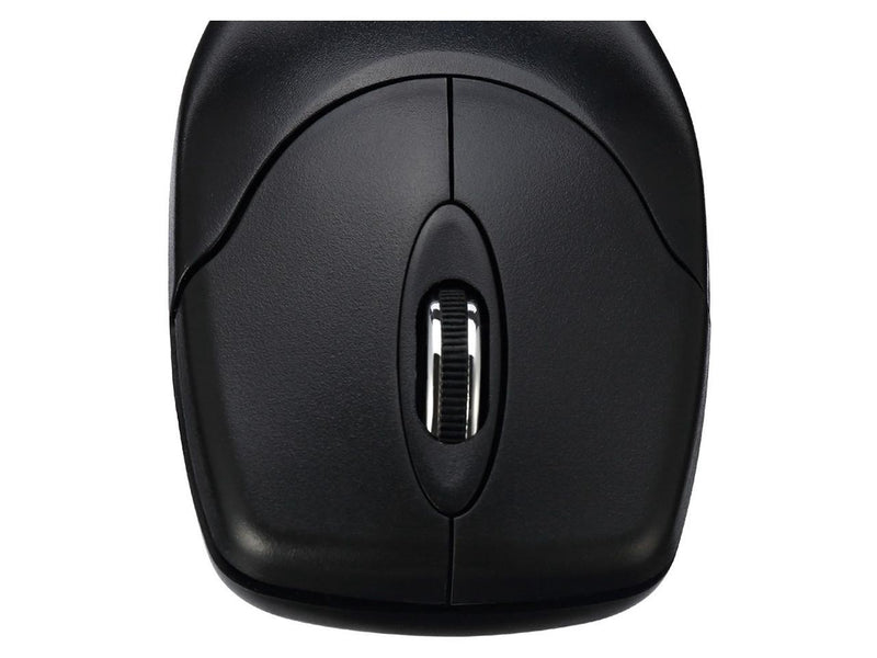 Adesso M60 Antimicrobial 2.4GHz Wireless Optical Mouse With Metal Scroll Wheel