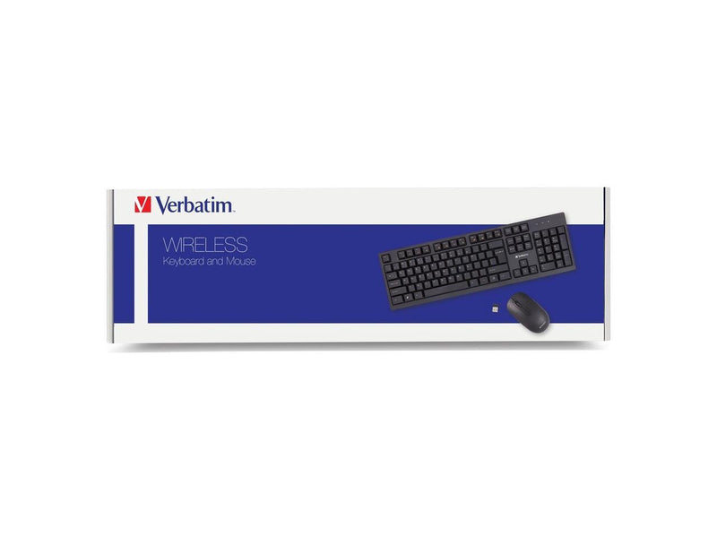 Verbatim Wireless Keyboard and Mouse 70724