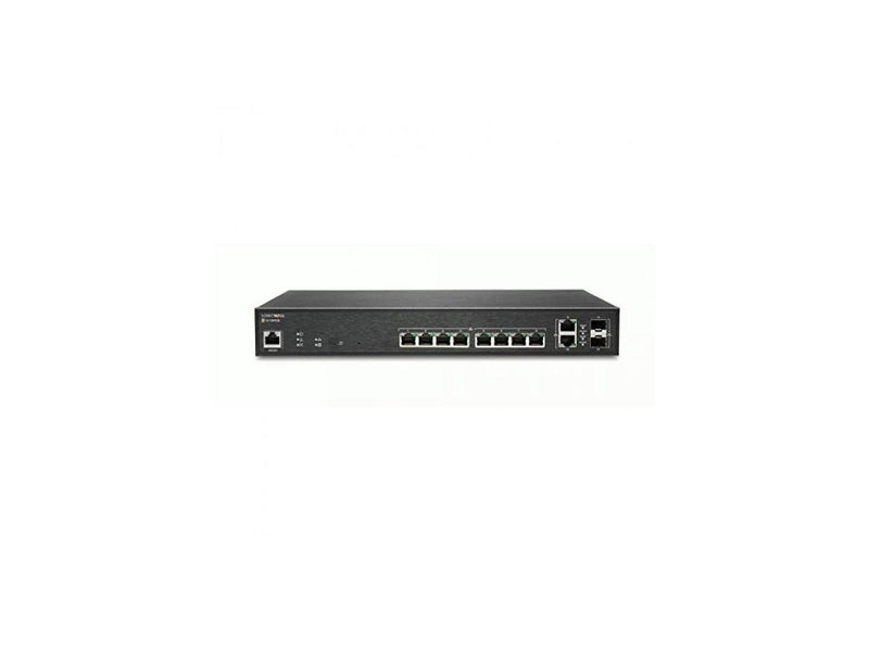 SonicWall 10 Port & 2 SFP Port Ethernet Switch 3yr Dynamic Support 02SSC8371