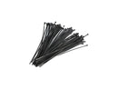 4XEM 100 Pack 6" Reusable Nylon Cable Ties Black Medium 4X6ZIPTIE100BR