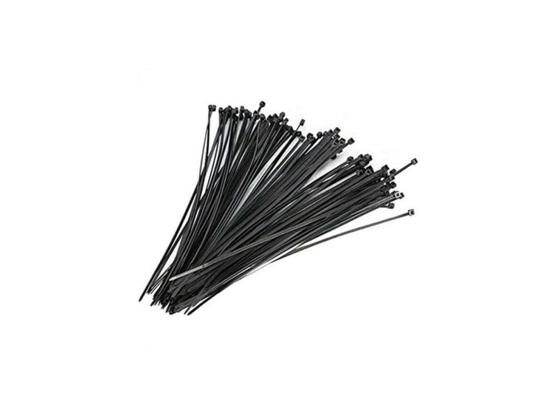 4XEM 100 Pack 6" Reusable Nylon Cable Ties Black Medium 4X6ZIPTIE100BR