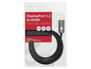 SIIG DisplayPort 1.2 to HDMI 10ft Cable 4K/30Hz - 10 ft DisplayPort/HDMI A/V
