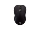 V7 MW300 1600dpi 2.4GHz Wireless USB Optical Mouse Black