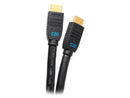 C2G 12ft Ultra Flexible 4K Active HDMI Cable Gripping M/M Black C2G10379