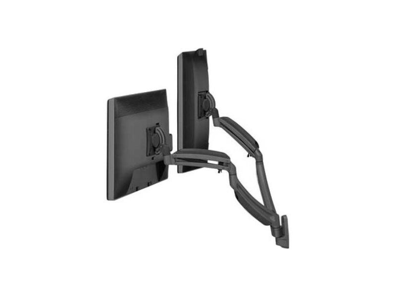 Chief K1 Wall MNT Dual Disp Dual 2l Arms Black