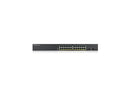 ZYXEL 24-port GbE Smart Managed PoE Switch with GbE Uplink - 24 Ports -